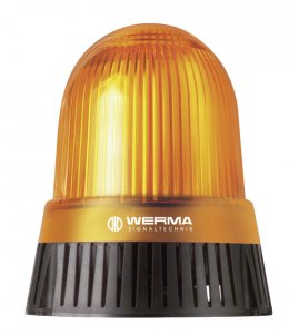 LED Siréna BM 32 tónov/ záblesková 115-230V AC YE