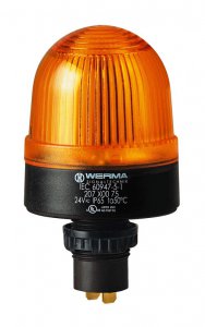 LED Trvalo-svietiaci maják EM 230V AC YE