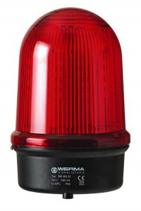 LED Trvalo-svietiaci maják BM 230V AC RD