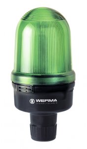 LED Trvalo-svietiaci/ blikajúci maják RM 24V DC GN