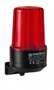 Trvalo-svietiaci maják WM 12-230V AC/DC RD