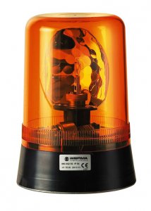 Rotačný zrkadlový maják BM 24V DC YE