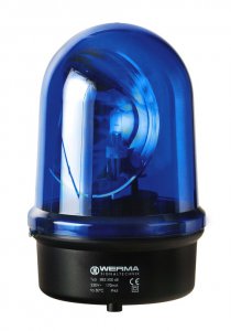 Rotačný zrkadlový maják BM 12V DC BL