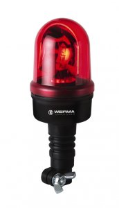 Rotačný zrkadlový maják RM 12V DC RD