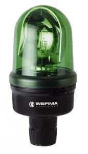 Rotačný zrkadlový maják RM 115-230V AC/DC GN