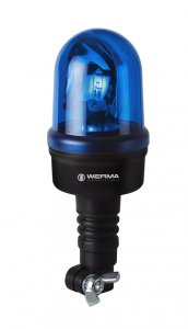 Rotačný zrkadlový maják RM 12V DC BU