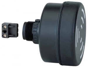 WERMA Viac-tónová akustická siréna EM 8 tónov 230V AC BK