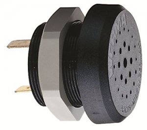 WERMA Elektronický bzučiak EM trvalý tón 24V DC BK