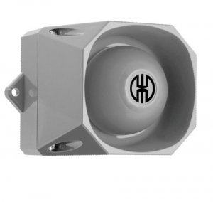 WERMA Viac-tónová akustická siréna WM 32 tónov 115-230V AC GY