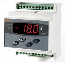 EWDR 984 3xNTC/PTC; 15/8/8A; AO 12V…/24mA; 2xDI; 230Vac