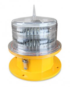 LM100 s GPS+Súmrakový spínač LED Letecké návestidlo (2000cd,Red,110-240VAC) typ B/C