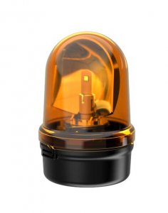 LED Rotačný zrkadlový maják 115-230V AC YE